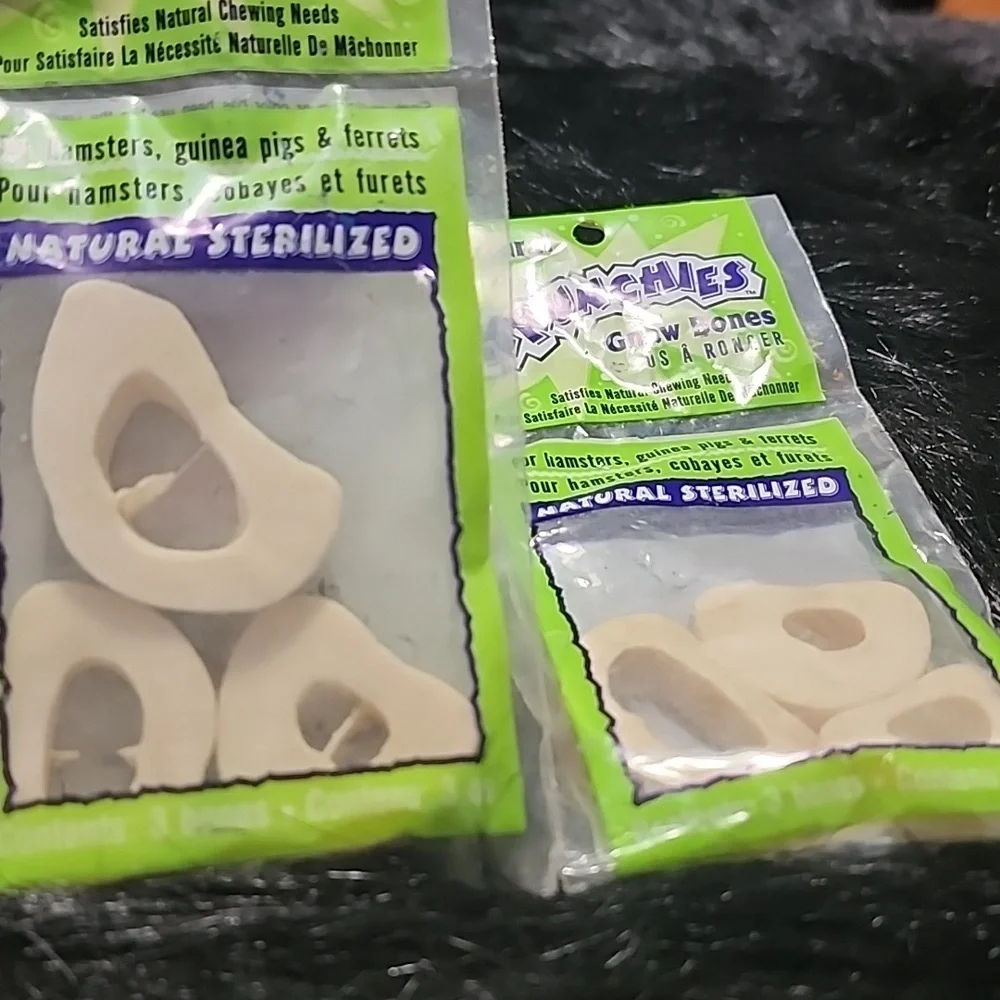 KRUNCHIES HAMPSTER, GUINEA PIG FERRET BONES natural krunchies